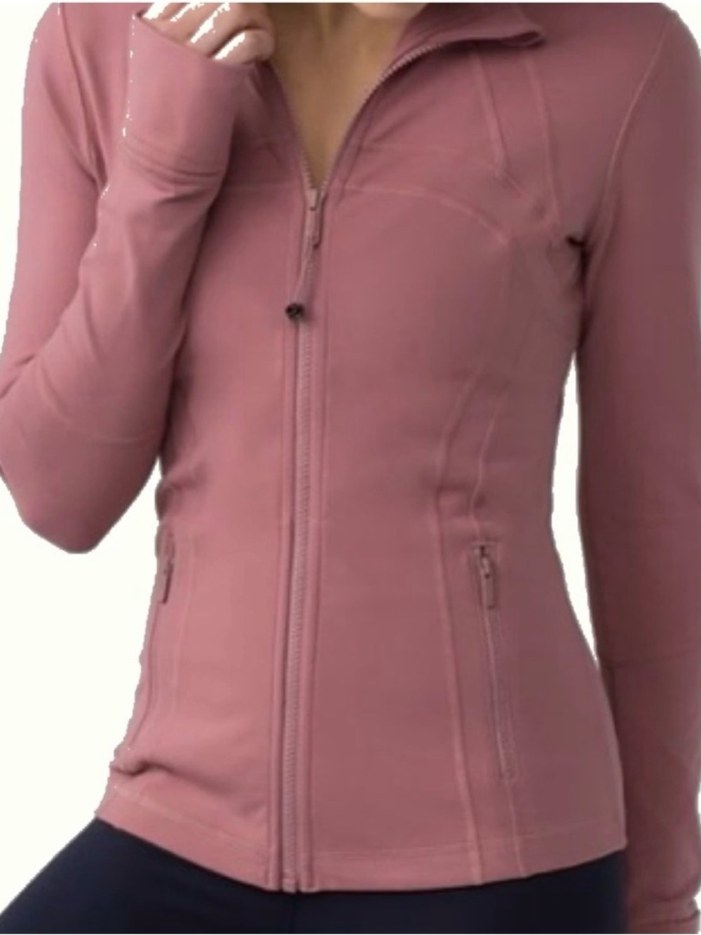 Lululemon define jacket rose pink